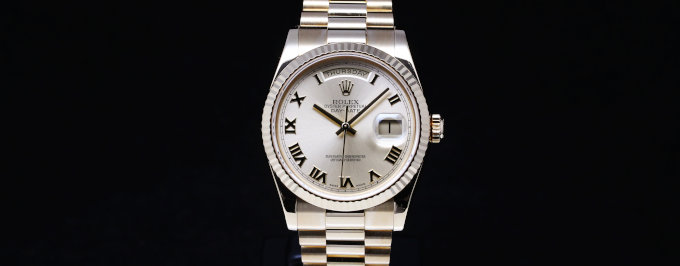 ROLEX DAY-DATE OYSTER PERPETUAL　K18YG Ref.118238 (3)